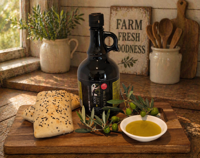 Extra Virgin Olive Oil, Mild & Fruity - 1L Bottle image