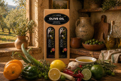Twinset Giftbox - Holds Two 500ml Bottles Of Leafyridge Oil image
