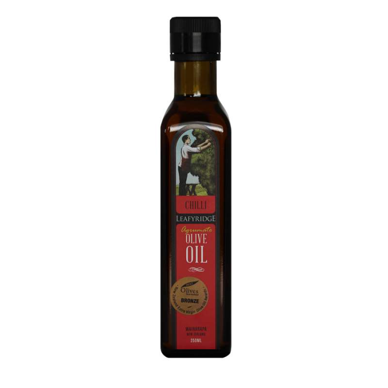 Chilli Infused 250ml 187 Leafyridge Olives Ltd